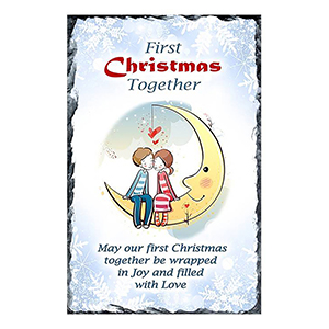 Personalsied Christmas Candle - Our First Christmas - Mr & Mrs Photo Christmas